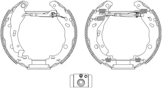 Bremsbackensatz Hinterachse TEXTAR 84077200 Bild Bremsbackensatz Hinterachse TEXTAR 84077200