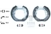 Bremsbackensatz Hinterachse TEXTAR 84079800