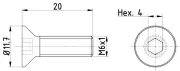 Schraube, Bremsscheibe TEXTAR TPM0015