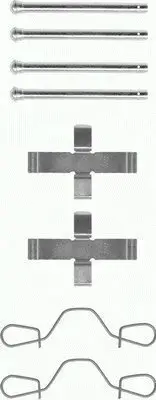 Zubehörsatz, Scheibenbremsbelag Vorderachse TEXTAR 82011600 Bild Zubehörsatz, Scheibenbremsbelag Vorderachse TEXTAR 82011600