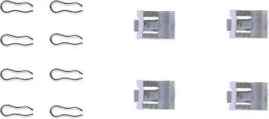 Zubehörsatz, Scheibenbremsbelag TEXTAR 82027000 Bild Zubehörsatz, Scheibenbremsbelag TEXTAR 82027000