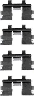 Zubehörsatz, Scheibenbremsbelag Vorderachse TEXTAR 82027400 Bild Zubehörsatz, Scheibenbremsbelag Vorderachse TEXTAR 82027400