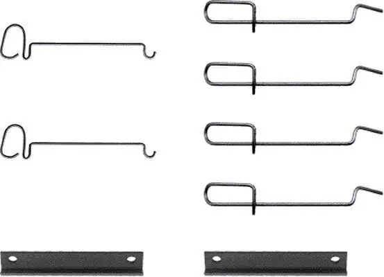 Zubehörsatz, Scheibenbremsbelag Vorderachse TEXTAR 82027700