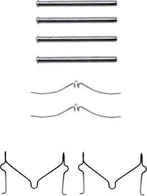 Zubehörsatz, Scheibenbremsbelag Vorderachse TEXTAR 82029400 Bild Zubehörsatz, Scheibenbremsbelag Vorderachse TEXTAR 82029400