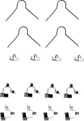 Zubehörsatz, Scheibenbremsbelag Vorderachse TEXTAR 82029800