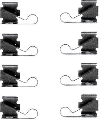 Zubehörsatz, Scheibenbremsbelag Hinterachse TEXTAR 82031500