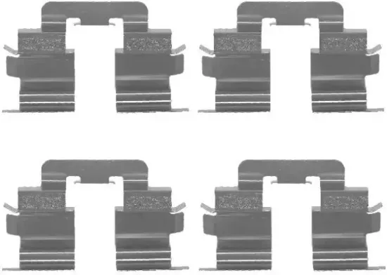 Zubehörsatz, Scheibenbremsbelag Vorderachse TEXTAR 82058600 Bild Zubehörsatz, Scheibenbremsbelag Vorderachse TEXTAR 82058600