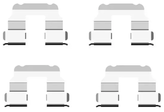 Zubehörsatz, Scheibenbremsbelag Hinterachse TEXTAR 82075600 Bild Zubehörsatz, Scheibenbremsbelag Hinterachse TEXTAR 82075600