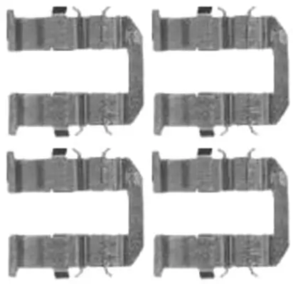 Zubehörsatz, Scheibenbremsbelag Hinterachse TEXTAR 82076000