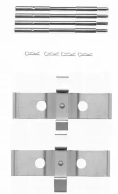 Zubehörsatz, Scheibenbremsbelag Vorderachse TEXTAR 82500700 Bild Zubehörsatz, Scheibenbremsbelag Vorderachse TEXTAR 82500700