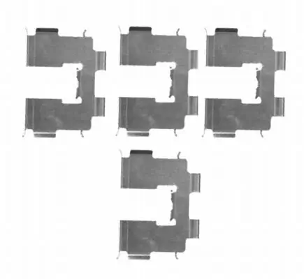 Zubehörsatz, Scheibenbremsbelag Hinterachse TEXTAR 82502700 Bild Zubehörsatz, Scheibenbremsbelag Hinterachse TEXTAR 82502700