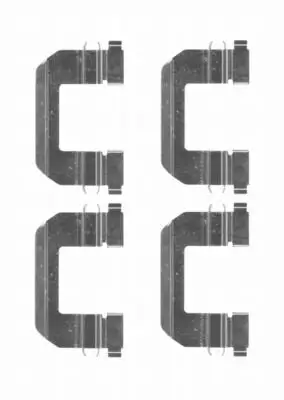 Zubehörsatz, Scheibenbremsbelag Vorderachse TEXTAR 82505600 Bild Zubehörsatz, Scheibenbremsbelag Vorderachse TEXTAR 82505600