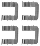 Zubehörsatz, Scheibenbremsbelag Vorderachse TEXTAR 82508500