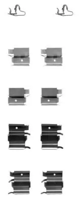 Zubehörsatz, Scheibenbremsbelag Vorderachse TEXTAR 82509500 Bild Zubehörsatz, Scheibenbremsbelag Vorderachse TEXTAR 82509500