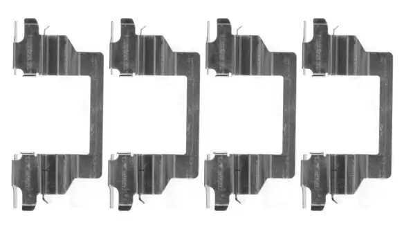 Zubehörsatz, Scheibenbremsbelag Vorderachse TEXTAR 82513200