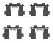 Zubehörsatz, Scheibenbremsbelag Vorderachse TEXTAR 82519800
