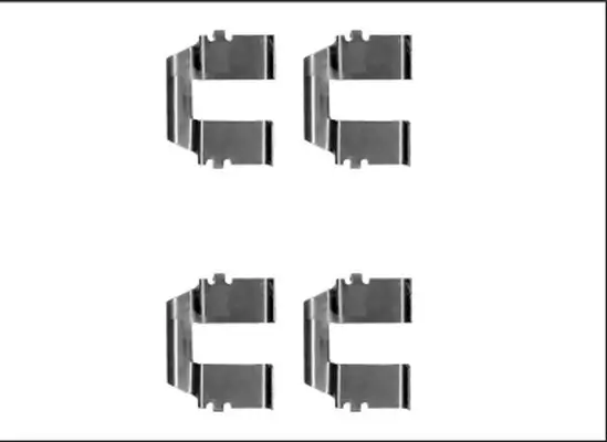 Zubehörsatz, Scheibenbremsbelag Hinterachse TEXTAR 82539700