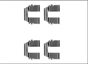 Zubehörsatz, Scheibenbremsbelag Hinterachse TEXTAR 82539700