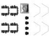 Zubehörsatz, Scheibenbremsbelag Vorderachse TEXTAR 82543600