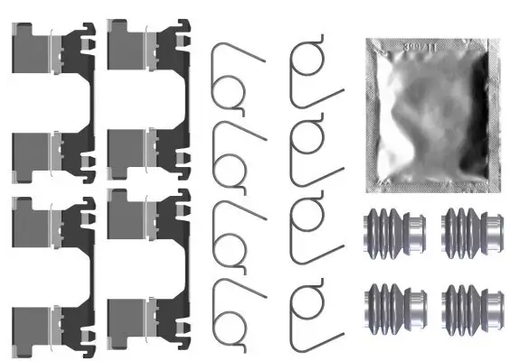 Zubehörsatz, Scheibenbremsbelag Vorderachse TEXTAR 82552600