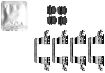 Zubehörsatz, Scheibenbremsbelag Vorderachse TEXTAR 82563200 Bild Zubehörsatz, Scheibenbremsbelag Vorderachse TEXTAR 82563200