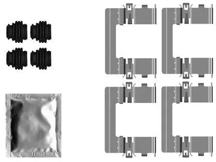 Zubehörsatz, Scheibenbremsbelag Vorderachse TEXTAR 82564400 Bild Zubehörsatz, Scheibenbremsbelag Vorderachse TEXTAR 82564400