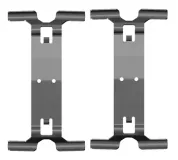 Zubehörsatz, Bremssattel Vorderachse TEXTAR 82564700