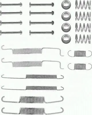 Zubehörsatz, Bremsbacken Hinterachse TEXTAR 97000500 Bild Zubehörsatz, Bremsbacken Hinterachse TEXTAR 97000500