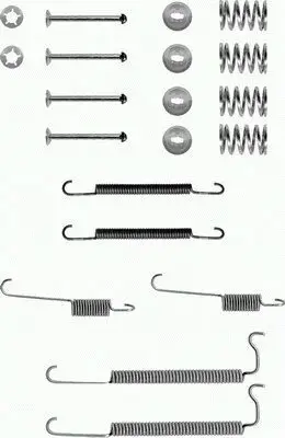 Zubehörsatz, Bremsbacken Hinterachse TEXTAR 97001100