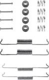 Zubehörsatz, Bremsbacken Vorderachse TEXTAR 97001400