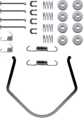 Zubehörsatz, Bremsbacken Hinterachse TEXTAR 97003700 Bild Zubehörsatz, Bremsbacken Hinterachse TEXTAR 97003700