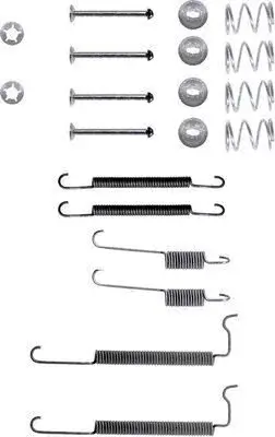 Zubehörsatz, Bremsbacken Hinterachse TEXTAR 97009700 Bild Zubehörsatz, Bremsbacken Hinterachse TEXTAR 97009700