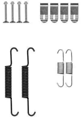 Zubehörsatz, Feststellbremsbacken Hinterachse TEXTAR 97038500