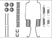 Zubehörsatz, Bremsbacken Hinterachse TEXTAR 97041900