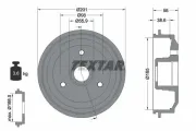 Bremstrommel TEXTAR 94014100