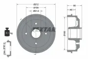 Bremstrommel Hinterachse TEXTAR 94014200