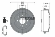 Bremstrommel Hinterachse TEXTAR 94017600