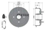 Bremstrommel Hinterachse TEXTAR 94018500