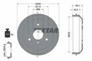 Bremstrommel Hinterachse TEXTAR 94022400
