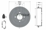 Bremstrommel TEXTAR 94022800