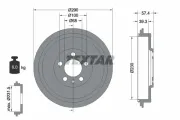 Bremstrommel Hinterachse TEXTAR 94024300