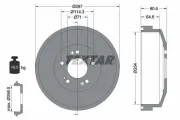 Bremstrommel TEXTAR 94030500