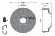 Bremstrommel TEXTAR 94032900