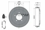 Bremstrommel Hinterachse TEXTAR 94036300