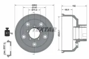 Bremstrommel TEXTAR 94037200