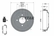 Bremstrommel TEXTAR 94037600