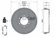 Bremstrommel TEXTAR 94038800