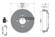 Bremstrommel Hinterachse TEXTAR 94044100