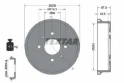 Bremstrommel TEXTAR 94044200