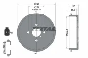 Bremstrommel Hinterachse TEXTAR 94045200